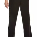 Dana Buchman NWT Dana‎ Buchman Curvy Mid Rise Trouser Black Size 18 relaxed leg Photo 0