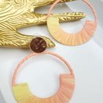 Free People New!  FP Raffia Wrapped Earrings Photo 7