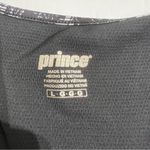 Prince Active Tank Top Black White Print Size L Tennis Racerback Stretch Size L Photo 2
