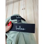 Lulus NWT  Elara Light Sage Ruffled Maxi Dress Bridesmaid Banquet Wedding Sz XL Photo 5