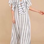 Storia Vici  Rayon Striped Maxi Flowy Dress Women’s size Small Summer Boho Photo 2