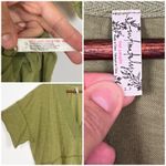Free People Intimately FP Olive Green Deep V Slouchy Romper S Short Pockets Photo 5