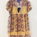 Free People X Anna Sui baby doll mini dress Pink Photo 13