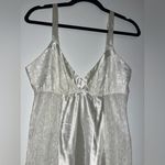 Flora Nikrooz Vintage Flora Nikrooz Ivory Satin & Lace Slip Dress – Size Medium Photo 2