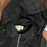 Michael Kors Black Hooded Trench Coat Photo 2