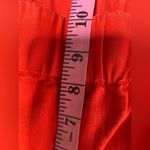Soft Surroundings  red elastic waist jeans with snaps down the leg‎ seams Photo 8