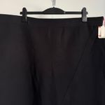 Anne Klein Black Pencil Skirt Asymmetrical Knit Stretch 3X Work Career NWT Photo 2