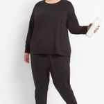 Lane Bryant Livi Active Black Knit Rhinestone Drawstring Joggers - size 14/16 Photo 8