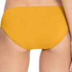Robin Piccone Ava Luca Bikini Bottoms SZ Extra Small Barbell NWOT Mustard Swim Photo 1