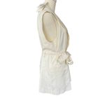 DISSH Sloan White Sleeveless Linen Blend Vest US 4 AU 8 NWT‎ Photo 3