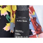 & Other Stories Paris Atelier & Other Stories Black Floral Print Flared Shirt MIDI Dress US 4 Photo 7