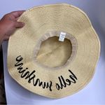 Brook + Bay‎ paper sunhat hello sunshine one size fits most Tan Photo 3