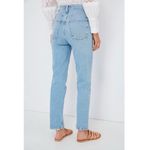 AGOLDE  Women's Lyle Rift Jeans Blue Light Wash Regular Denim Pockets Size 29 Photo 3