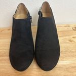 Naturalizer  Black Suede & Leather Ankle Booties Size 8.5 Photo 6