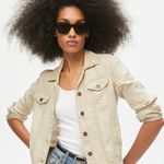 American Rag Cream Jean Jacket Size Medium Photo 1