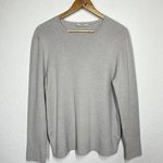 MM.LaFleur  Large L Pullover Wool Blend Sweater Light Gray Photo 0
