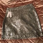 White House | Black Market Silver Sequin Skirt Photo 0