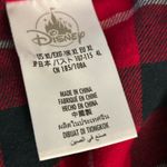 Disney Red/black flannel night shirt Mickey Mouse Santa size XL 100% cotton Photo 3