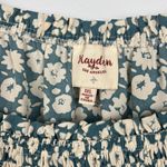 Hayden plus size 1X smocked floral blue & white blouse Photo 3