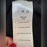 IRO Paris Mollie Burnout Scoop neck Tank Top Black XS $140 Photo 10