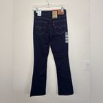 Levi's 725 High Rise Bootcut Dark Blue Jeans NWT Photo 2