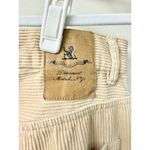Denimist Montauk Loose Fit Straight Cotton Corduroy Pants Sand Women's Size 30 Photo 4