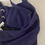 Tommy Bahama New. navy lace front swimsuit. Photo 11