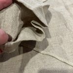 Terracotta Womens Top Large 2 Button Down Geometric Viscose Linen Blend See Pics Size 2X Photo 2