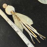 Elegant Dangle Earrings NWOT White Photo 3