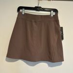 NWT Move Theology Sz: M Mocha Brown Pull On Skort Skirt Tennis Sporty Activewear Size M Photo 0