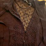 ZARA NWT  sheer long sleeve with lace, casual shirt size XS Photo 3