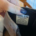 Sorel grey wedge platform booties size 9.5 Photo 7