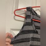 Alfani Intimates Gray Striped Sleeveless Racerback Maxi Dress Size M Photo 3