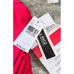 A Byer Red Women's Bodycon Knee Draped Sleeveless Dress - Size Medium Photo 5