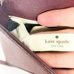 Kate Spade Maroon Leather Envelope Crossbody Bag Photo 6