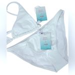 Andie Swim × Demi Moore Tropez White Swimsuit 2 Piece Top and Bottom Set NWT Photo 6