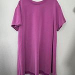 Lululemon  All Yours Softstreme T-Shirt Dress Vivid Plum Size Large 12 Athleisure Photo 3