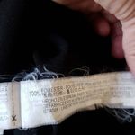 ZARA  Black Dress Size Large Womens Shift Sleeve Slit Gothic Grunge Emo Night Out Photo 9