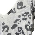 Blanc Noir ❤︎︎ Animal Print Sublimation Burnout Off Shoulder Tee ❤︎︎ B + W ❤︎︎ L Photo 2