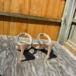 Badgley Mischka - Sade Jeweled Double-Band Stilettos‎ Heels 7 rhinestone gold Photo 3