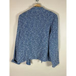 Talbots  Blue Tweed Open Front XL Plus Size Preppy Classic Mature Chic Work Wear Photo 5