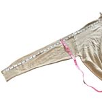 Z Supply Agnes Soft Turtleneck Oversized Pullover Sweater Light Cream Tan Medium Photo 13