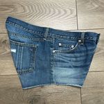 Rag and Bone Low Rise Cut Off Blue Jean Shorts Size 28 Photo 3