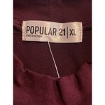 Forever 21 Popular 21 Womens Short Sleeve Bodycon Sculpting Dress Solid Maroon Size XL NEW Photo 4