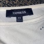 EXPRESS ✨ Short Dolman Studded Sleeve V Neck Top✨ Photo 4