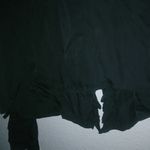 Josephine Chaus  14 Silk Ruffle Top in Black Funeral Plus Photo 8