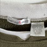 Hasting & Smith Green  Sweatshirt with Floral and Butterfly Embroidery Photo 2