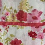 Emma James Women Pink White Floral Sleeveless Top 16 V Neck Boho Cottagecore Photo 6