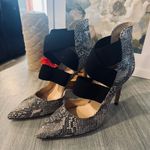 Vince Camuto Snakeskin Stiletto Heels, Size 8.5M. Heel 4’ Photo 4