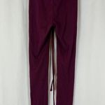 Gymshark  | Plum Ribbed Knit Legging Pants w/Removable Belt XS Photo 4